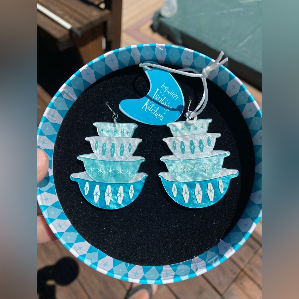 🩵 ERSTWILDER VINTAGE KITCHEN EARRINGS
